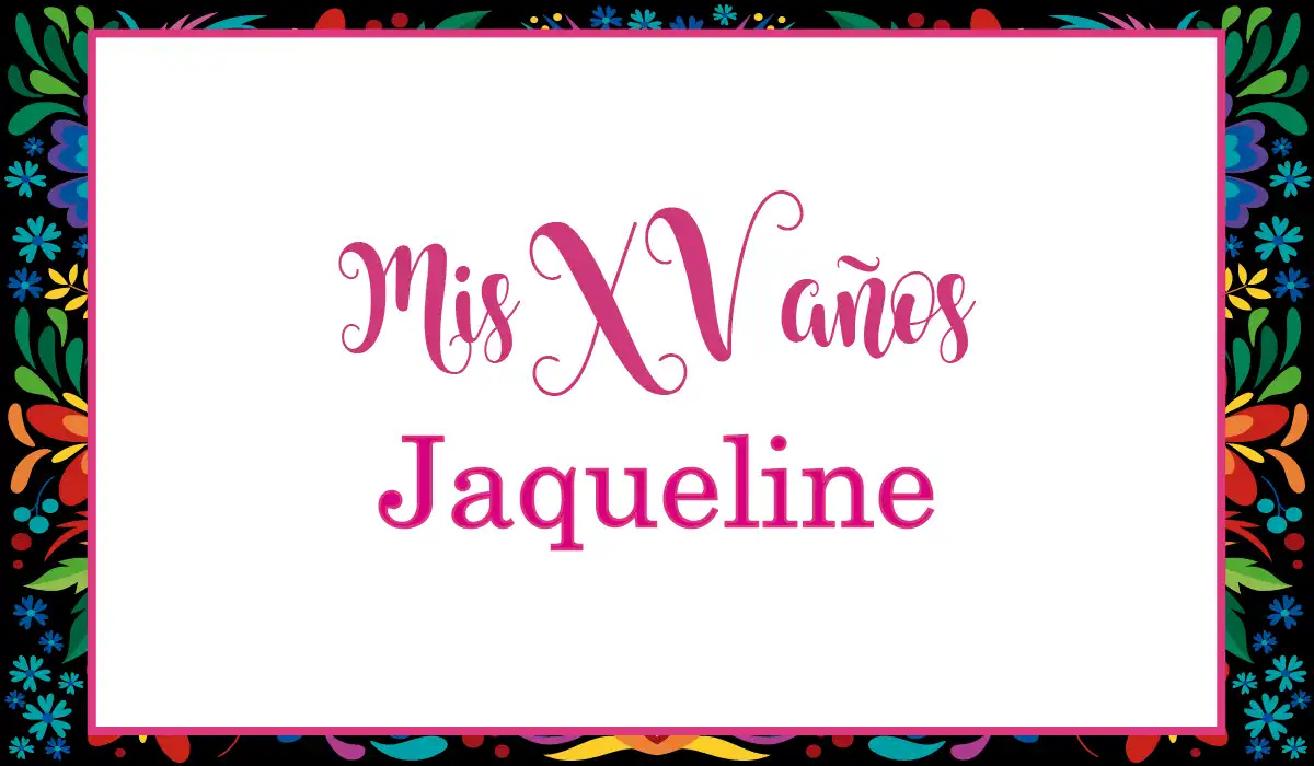 Vista previa de los XV años de Jaqueline